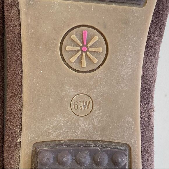 Isaac Mizrahi Live! Slip On Moccasins Shoes Brown Gold Women’s Size 6.5 - Picture 11 of 11